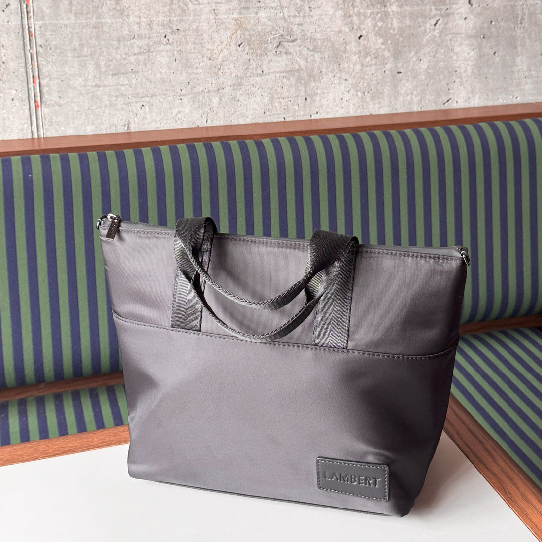 La Hollie  - Boîte à lunch 2-en-1 en nylon noir