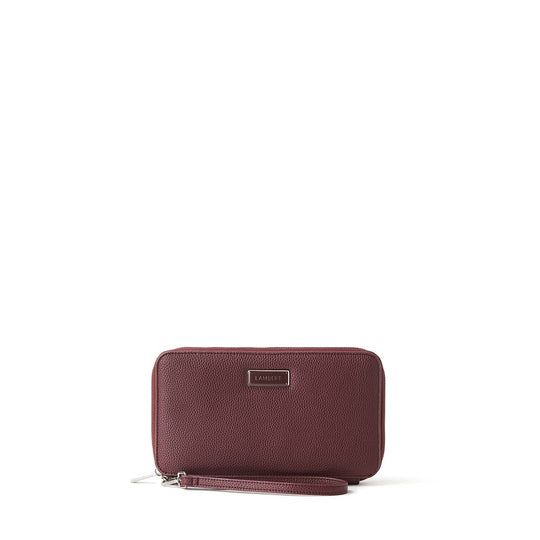 The Ines - Cassis Family Passport Holder Vegan Leather