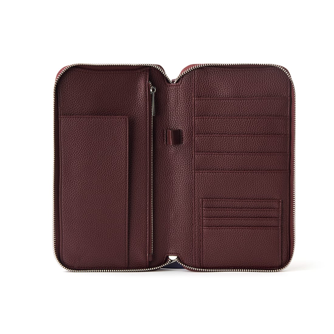The Ines - Cassis Family Passport Holder Vegan Leather