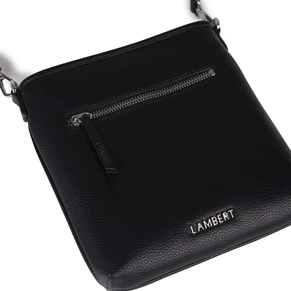 Le Jacklyn - Sac à bandoulière en cuir vegan noir
