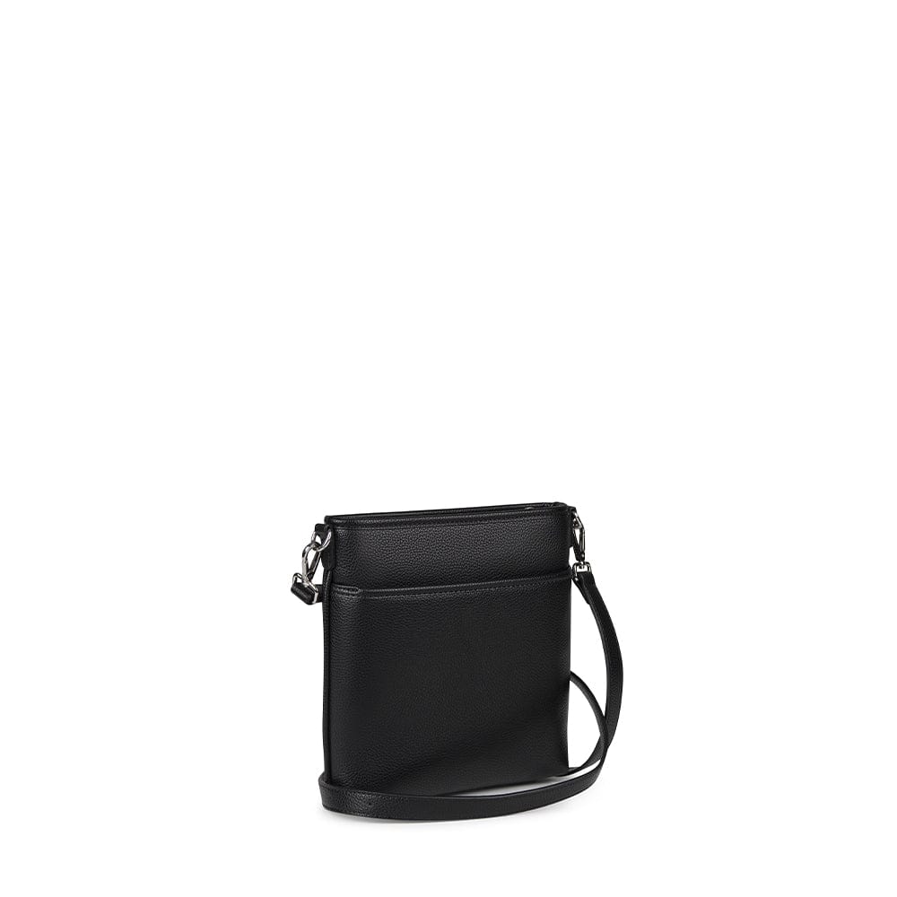 Le Jacklyn - Sac à bandoulière en cuir vegan noir