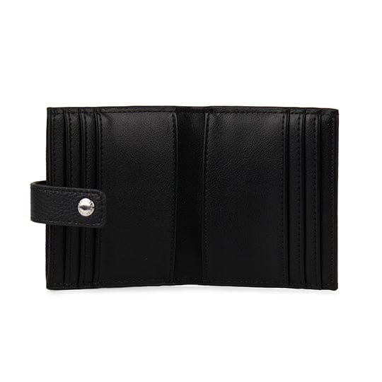 The Jennie – Black Foldable Card Holder in Vegan Leather