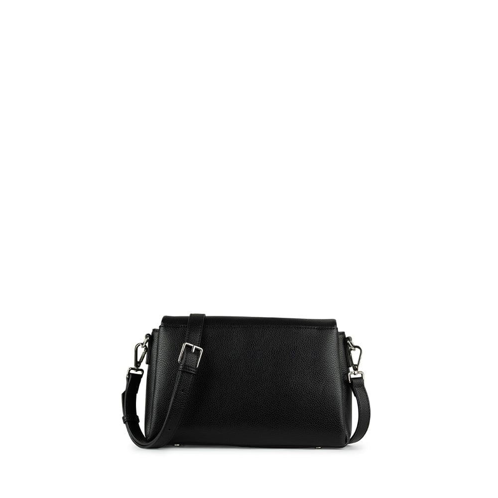 Le Judy - Sac à main bandoulière en cuir vegan noir