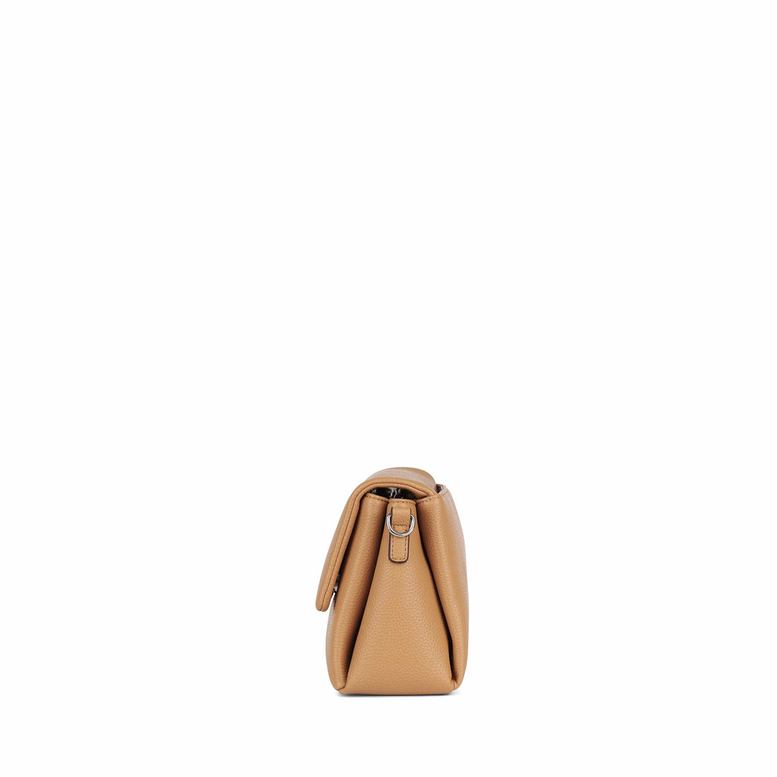 Le Judy - Sac à main bandoulière en cuir vegan camel