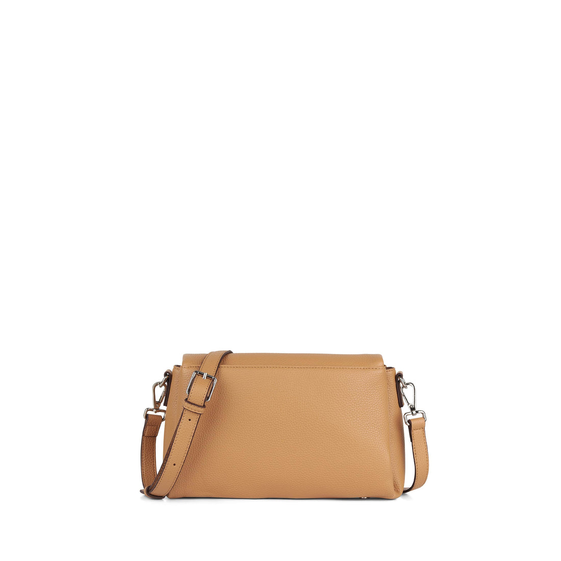 Le Judy - Sac à main bandoulière en cuir vegan camel