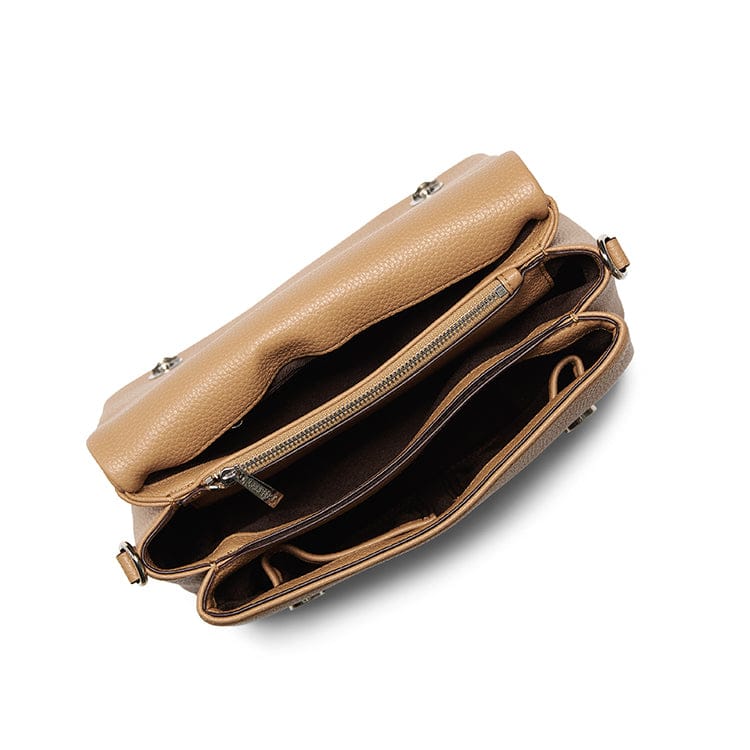 Le Judy - Sac à main bandoulière en cuir vegan souvenir