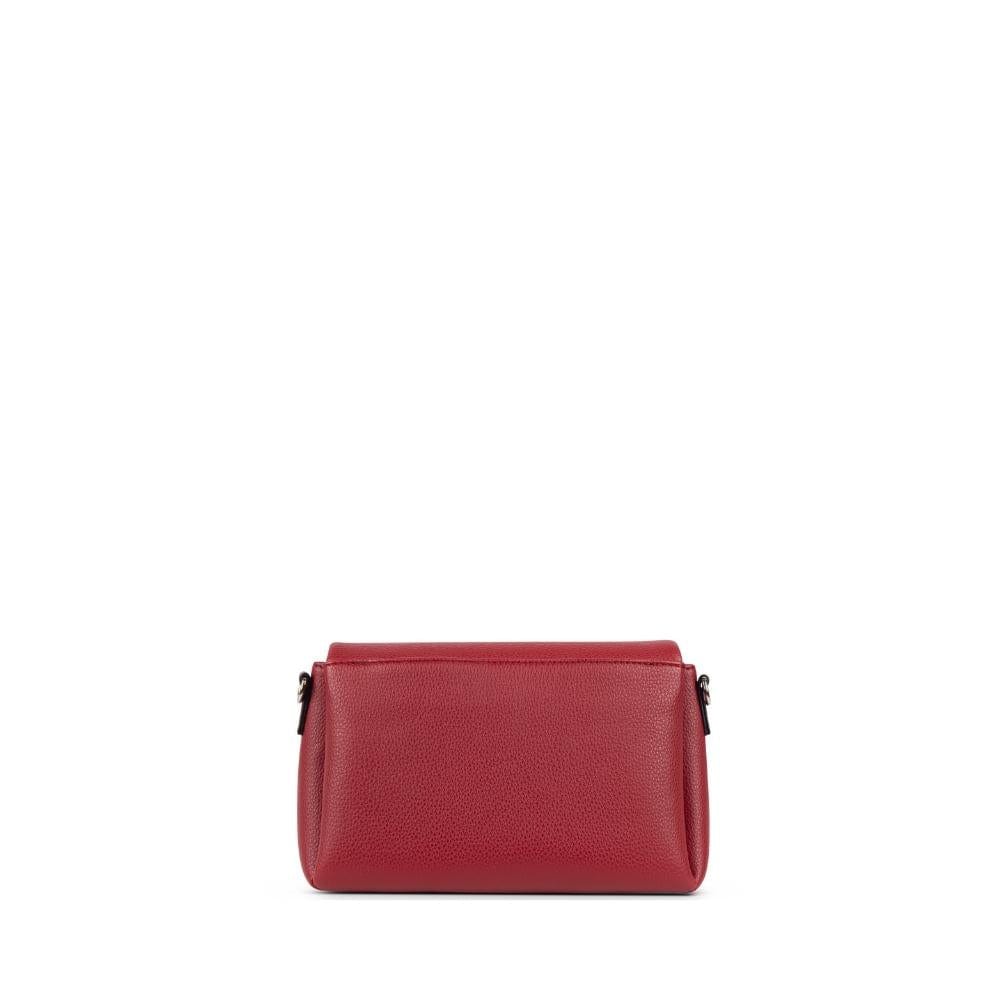 Le Judy - Sac à main bandoulière en cuir vegan rouge