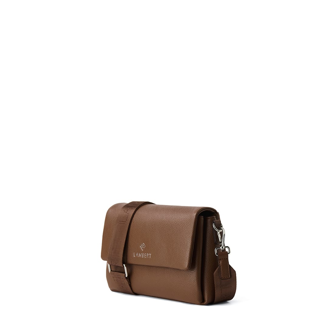 The Judy - Hazelnut Vegan Leather Crossbody Bag