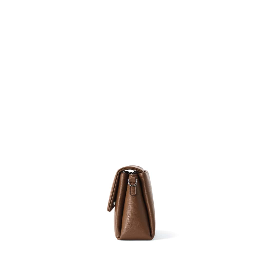 The Judy - Hazelnut Vegan Leather Crossbody Bag