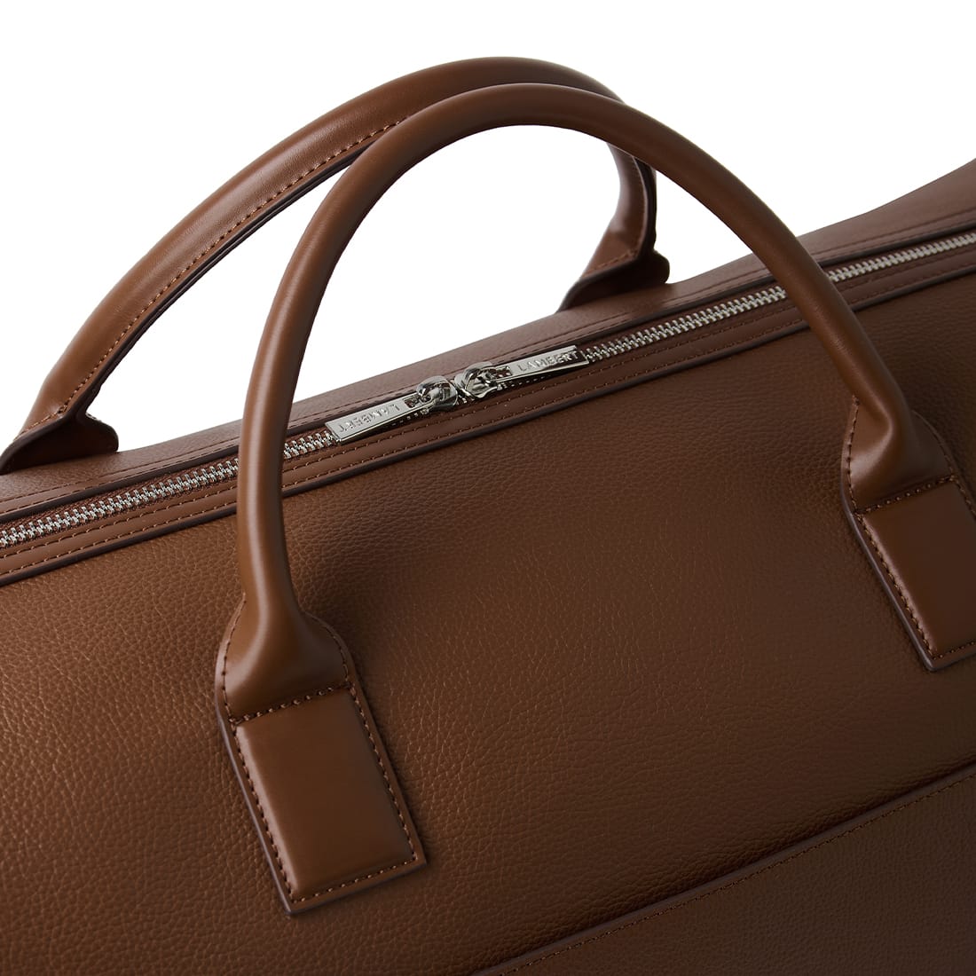 The June - Hazelnut Vegan Leather Travel Bag