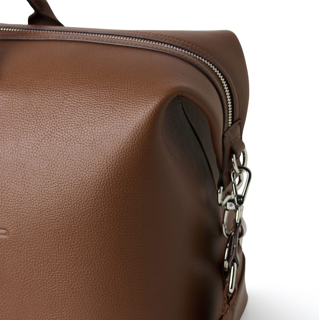 The June - Hazelnut Vegan Leather Travel Bag