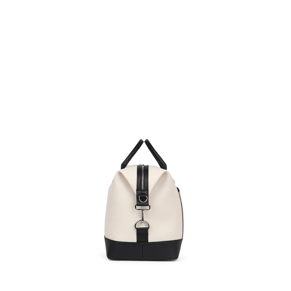 Le June - Sac de voyage fourre-tout en cuir vegan oyster mix