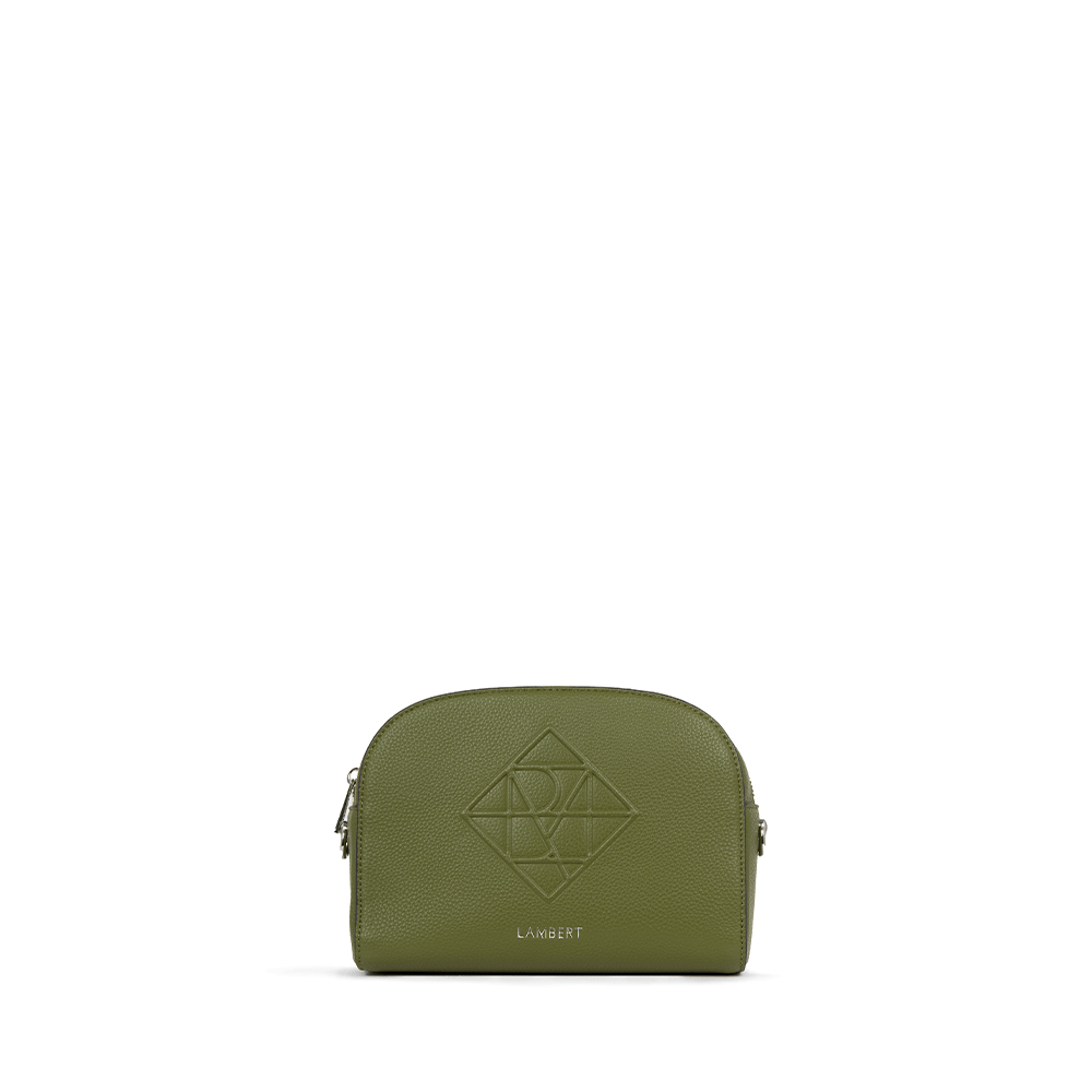 Le Kayla - Sac à main bandoulière en cuir vegan olive