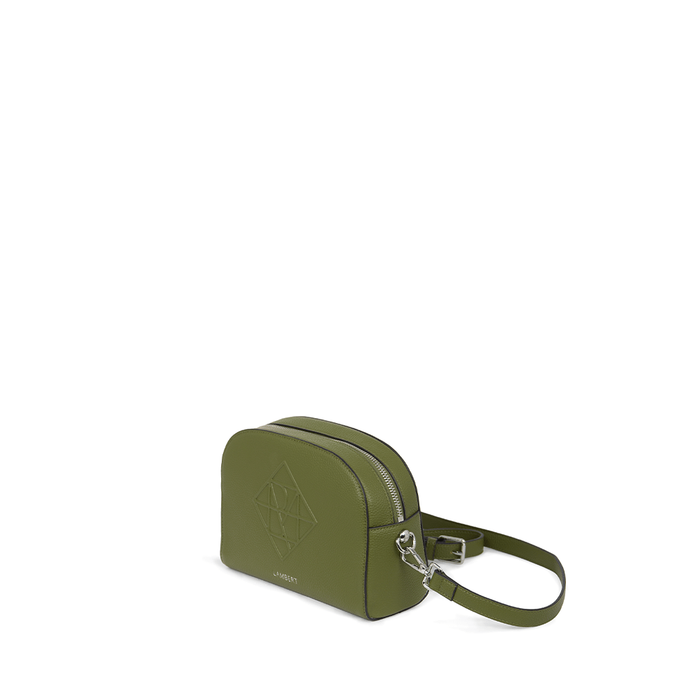 Le Kayla - Sac à main bandoulière en cuir vegan olive