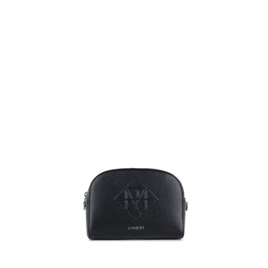 Le Kayla - Sac à main bandoulière en cuir vegan noir recyclé