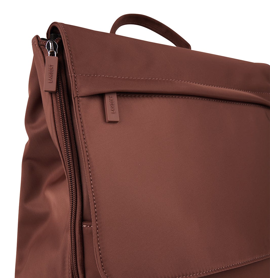 Le Kendall – Sac à dos maternité en nylon noir sienna