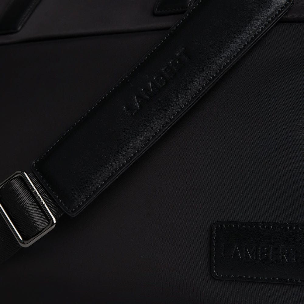 Le London - Petit sac de voyage en nylon recyclé noir
