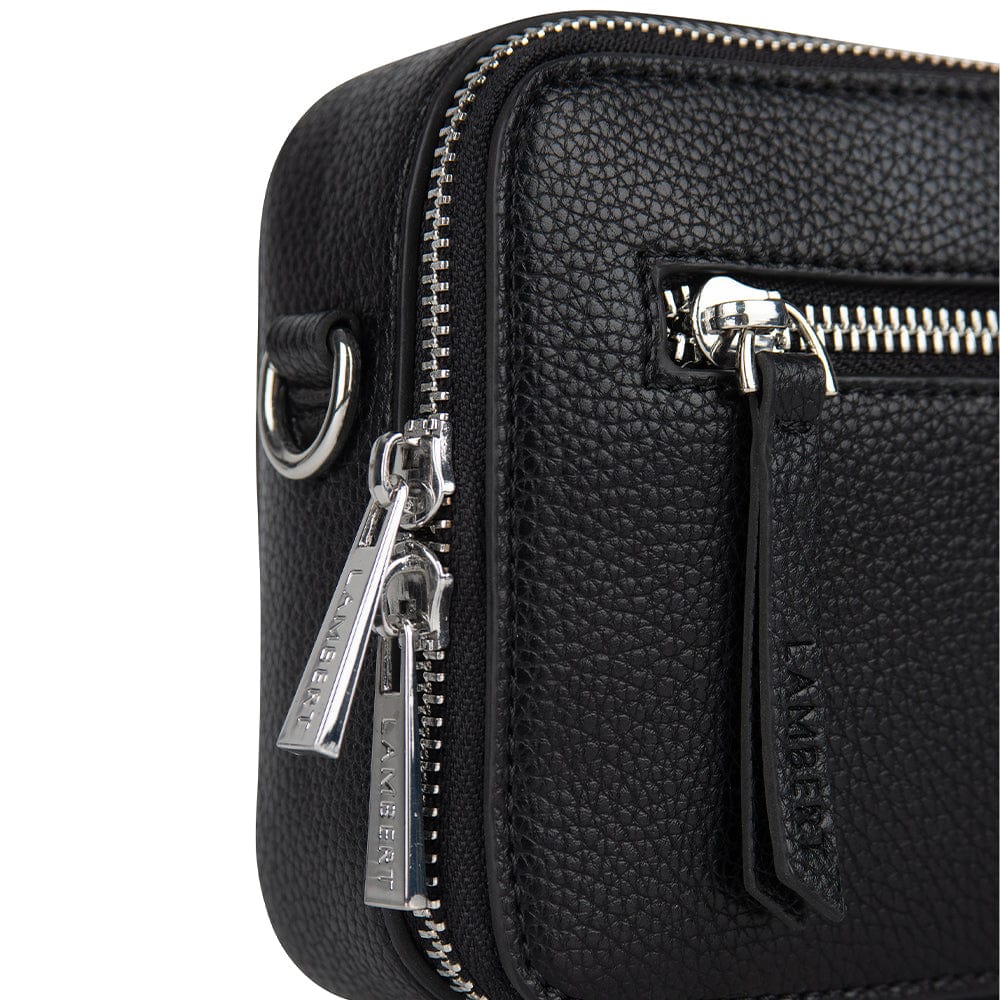 Le Madalyn - Sac à main 2-en-1 en cuir vegan noir