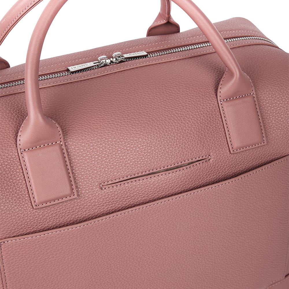 Le Mae - Petit sac de voyage en cuir vegan clay