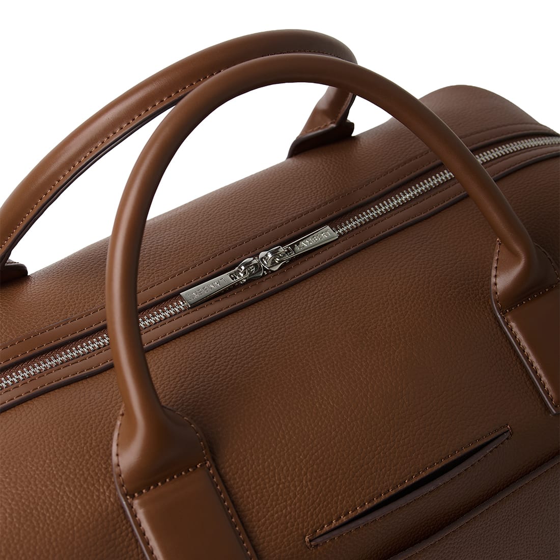 The Mae - Hazelnut Vegan Leather Small Travel Bag