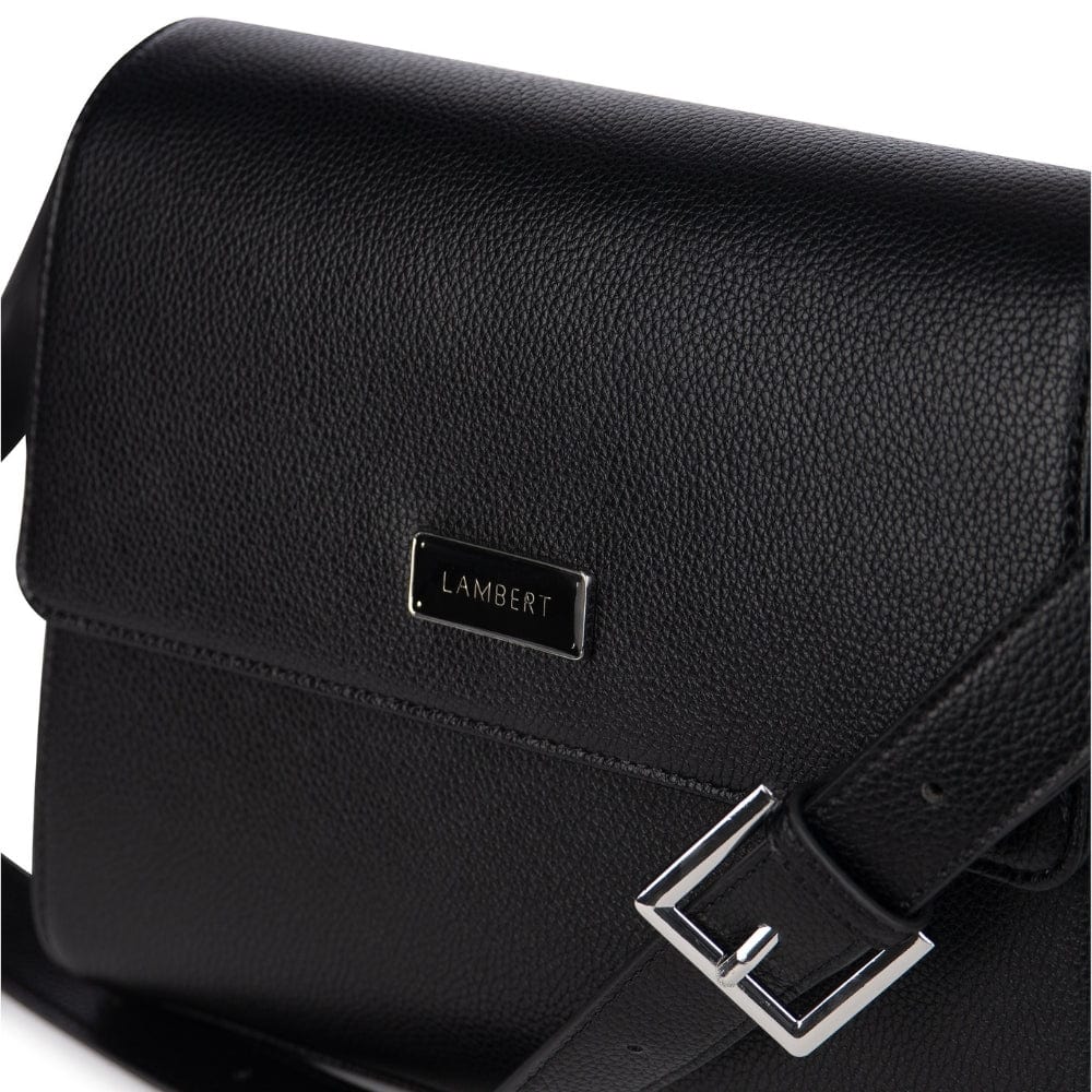 Le Marlene - Sac à main 3-en-1 en cuir vegan noir