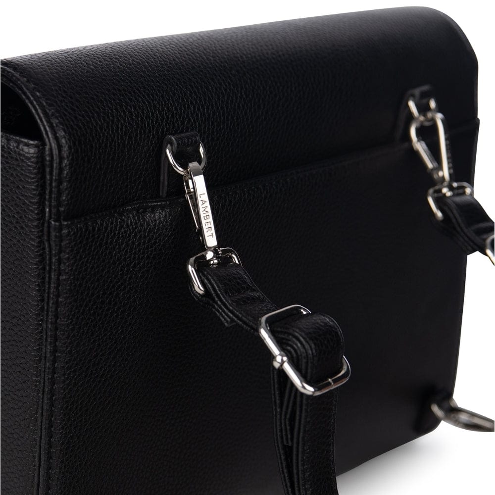 Le Marlene - Sac à main 3-en-1 en cuir vegan noir