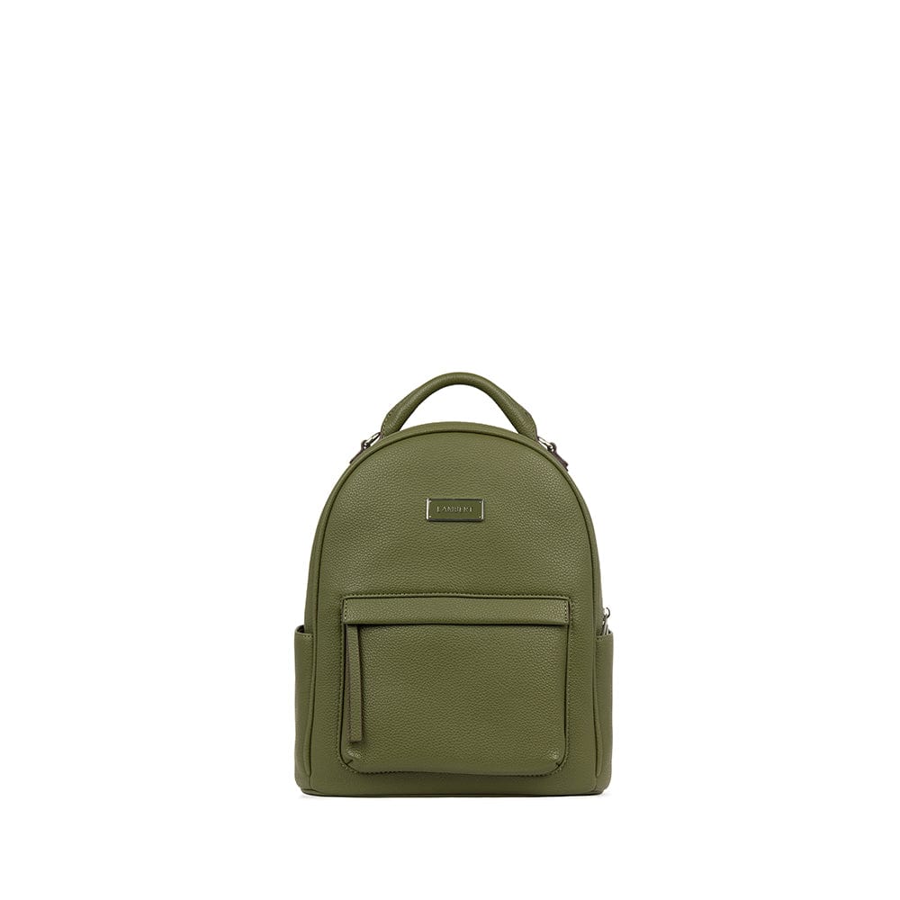 Le Maude - Sac à dos 3-en-1 en cuir vegan olive