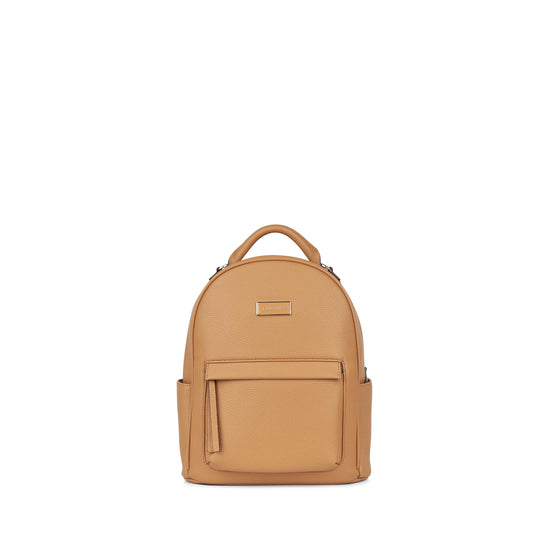 Le Maude - Sac à dos 3-en-1 en cuir vegan camel