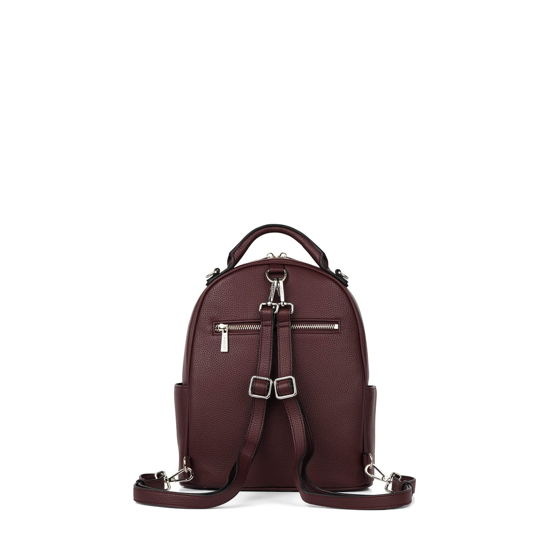 Le Maude - Sac à dos 3-en-1 en cuir vegan mahogany
