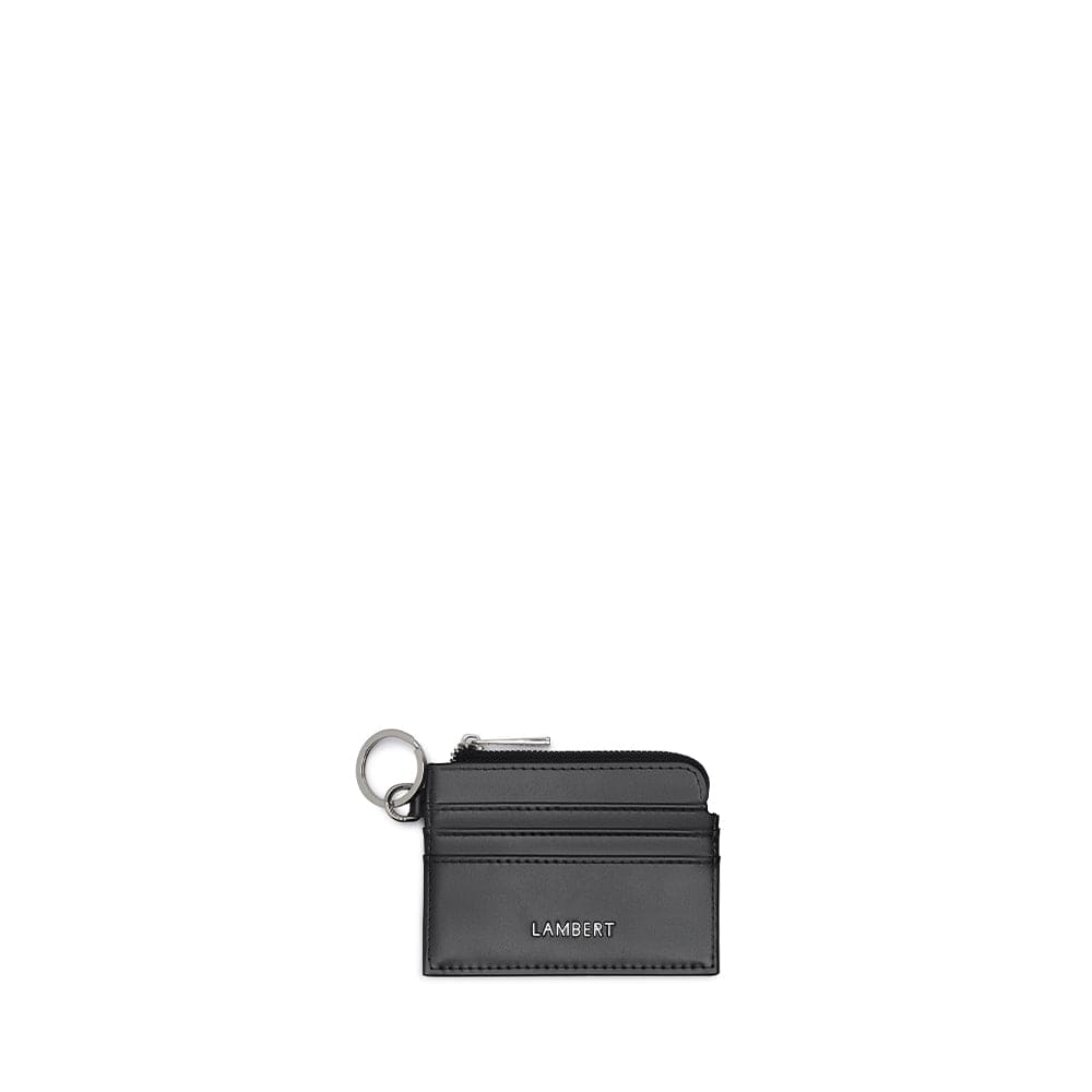 Le Melina - Porte-cartes en cuir vegan noir