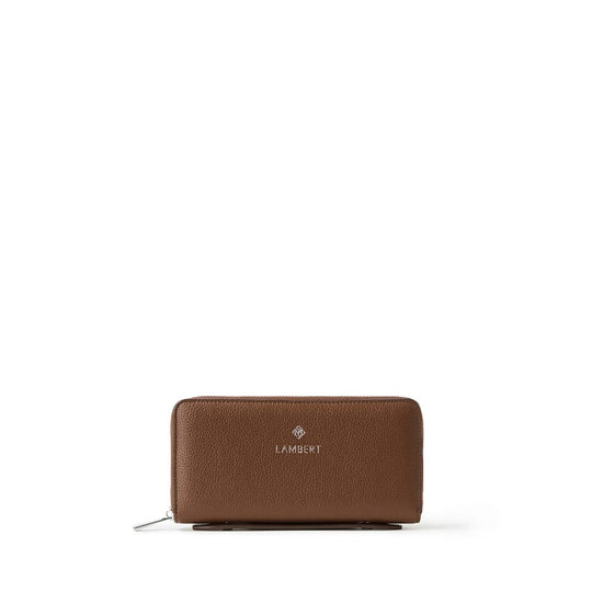 Le Meli – Portefeuille en cuir vegan hazelnut