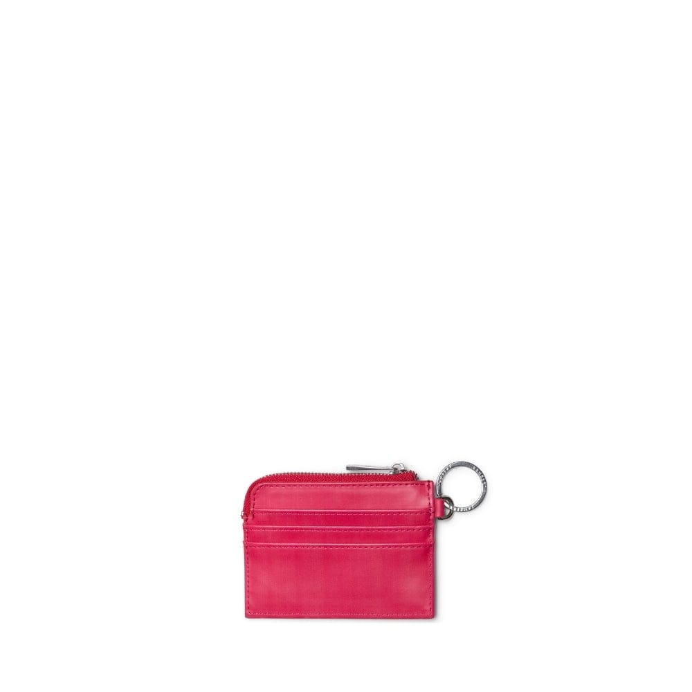 Le Melody - Porte-cartes en cuir vegan raspberry