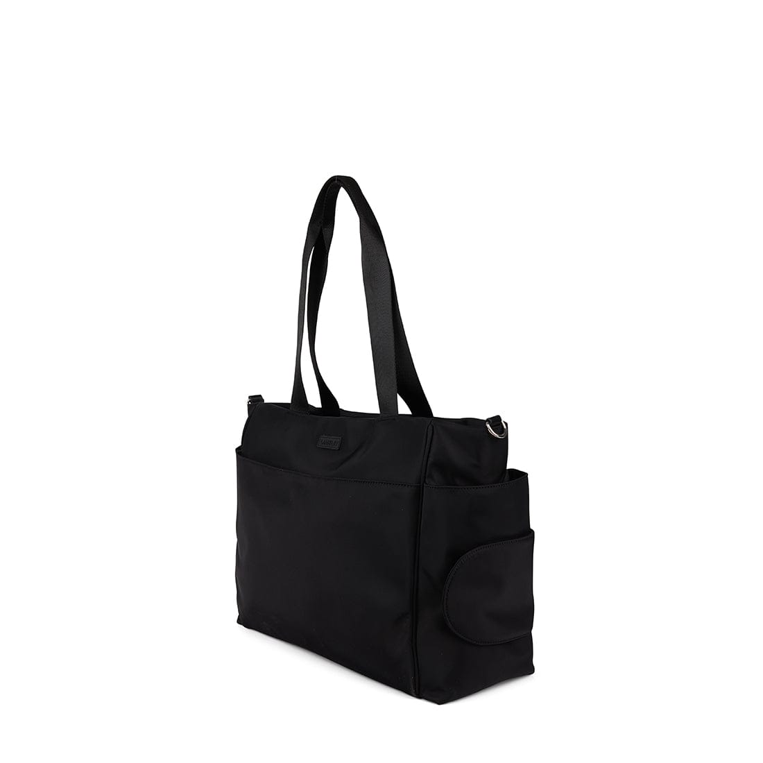 Le Milani – Sac fourre-tout maternité en nylon noir