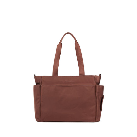 Le Milani – Sac fourre-tout maternité en nylon sienna