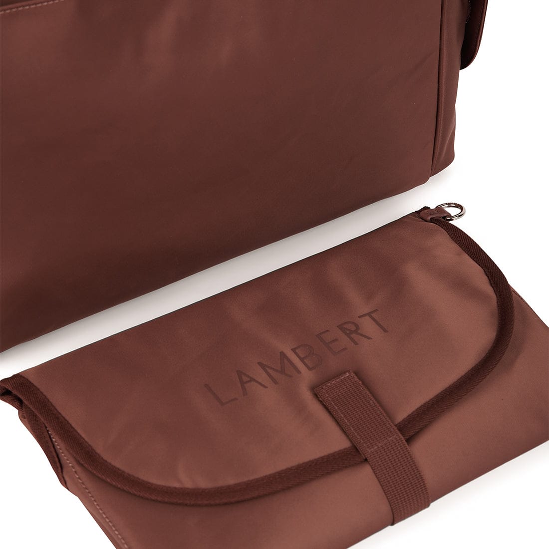 Le Milani – Sac fourre-tout maternité en nylon sienna