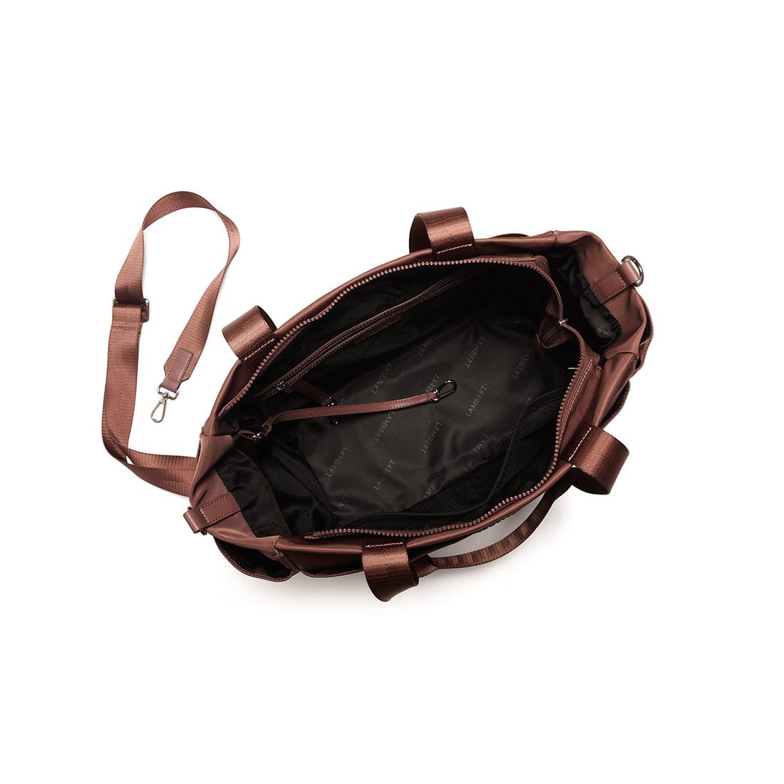 Le Milani – Sac fourre-tout maternité en nylon sienna