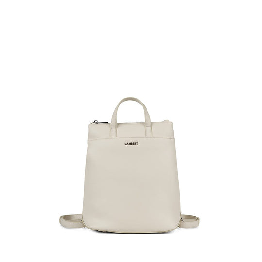 Le Millie - Sac à dos en cuir vegan porcelain