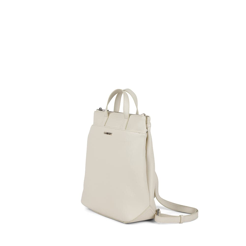 Le Millie - Sac à dos en cuir vegan porcelain
