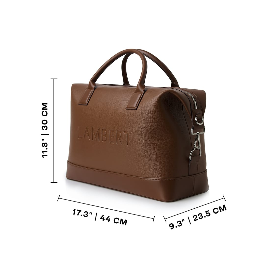 The Mae - Hazelnut Vegan Leather Small Travel Bag