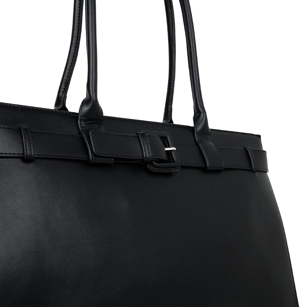 Le Odelia - Sac fourre-tout en cuir vegan noir