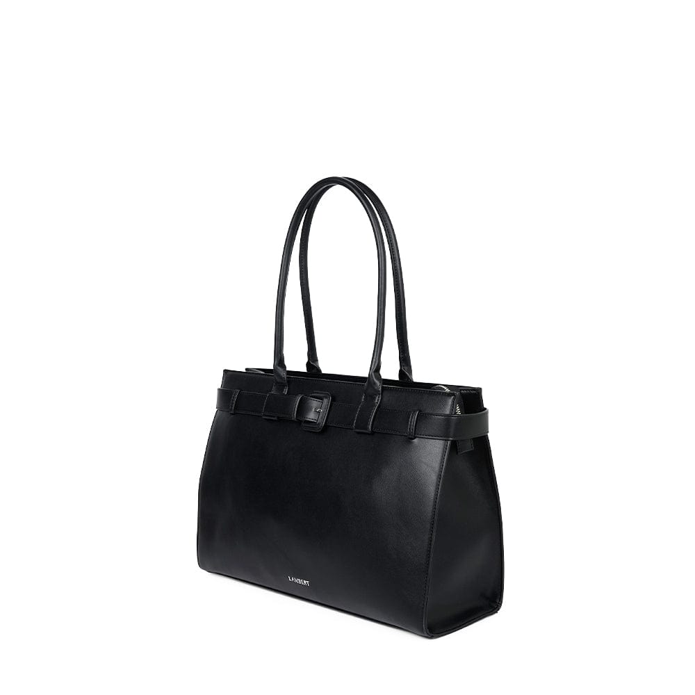 Le Odelia - Sac fourre-tout en cuir vegan noir