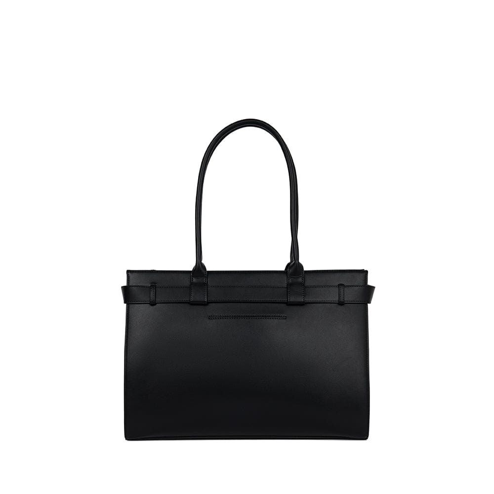 Le Odelia - Sac fourre-tout en cuir vegan noir