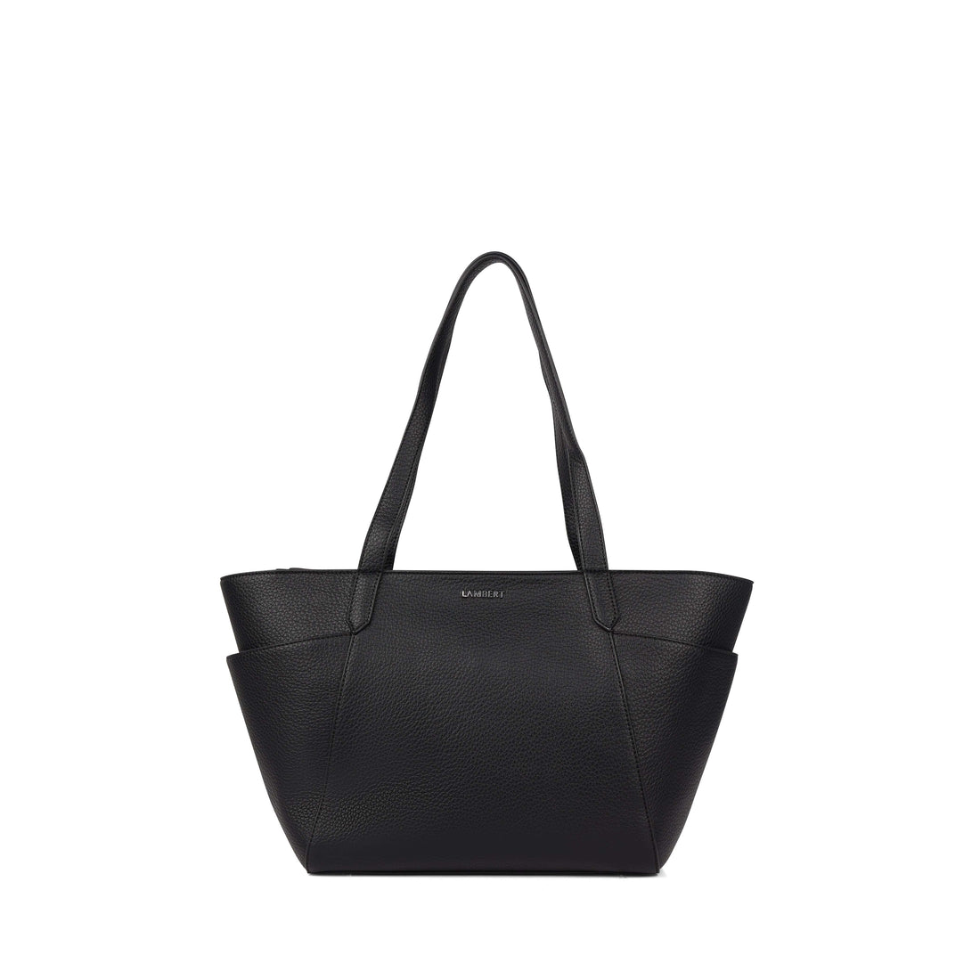 Le Opale - Moyen sac fourre-tout en cuir vegan noir