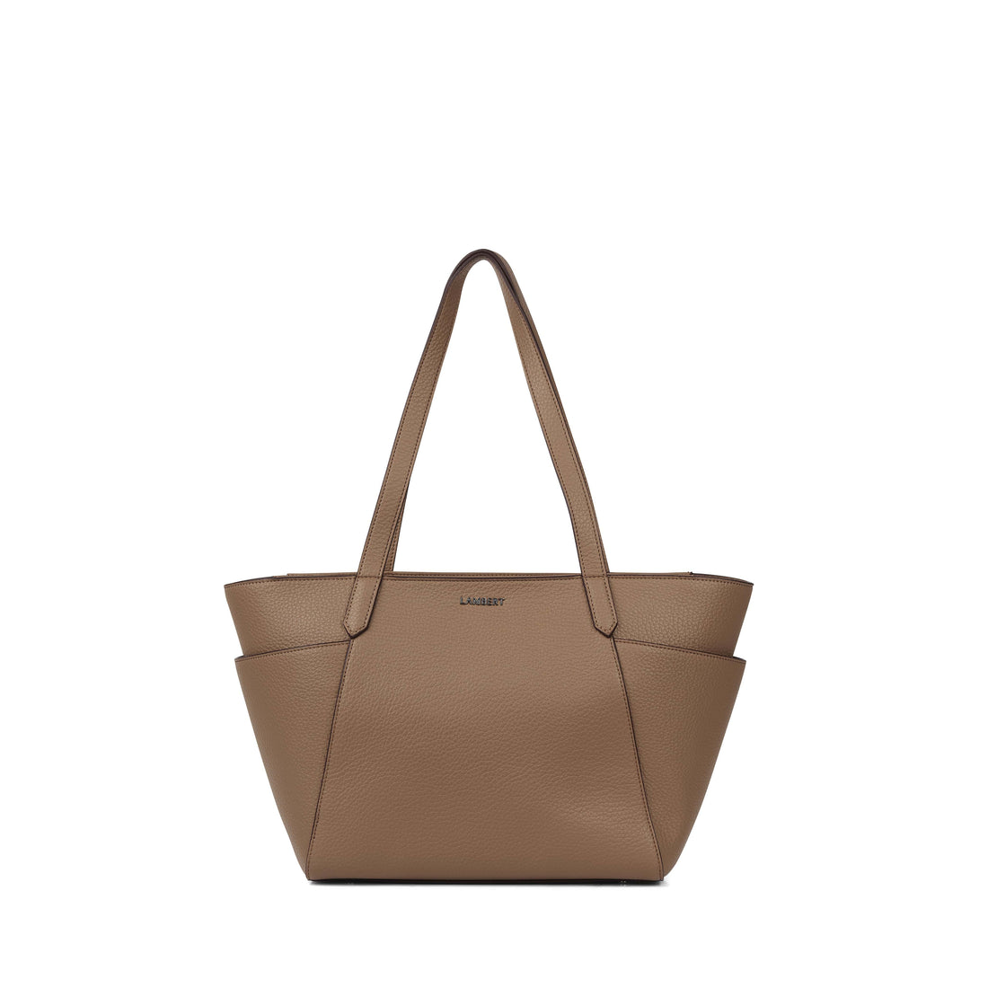 Le Opale - Moyen sac fourre-tout en cuir vegan taupe