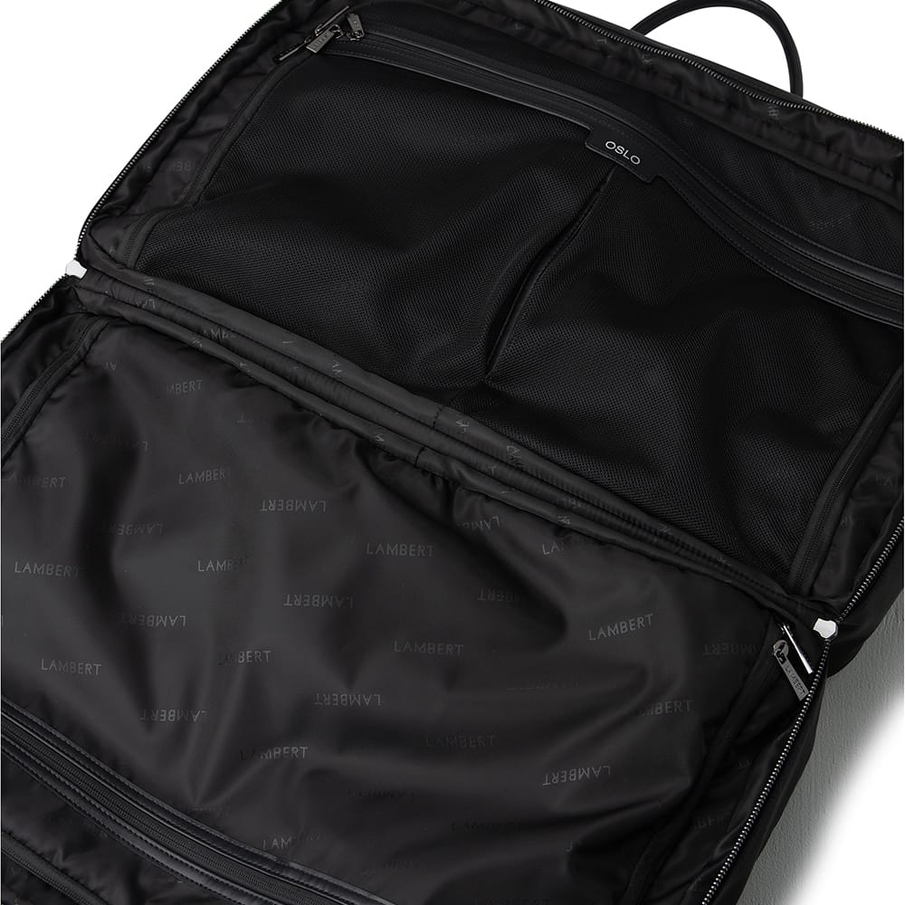 Le Oslo - Sac de voyage fourre-tout en nylon recyclé noir