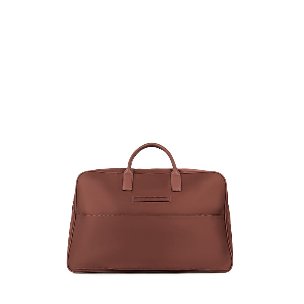 Le Oslo - Sac de voyage fourre-tout en nylon recyclé sienna