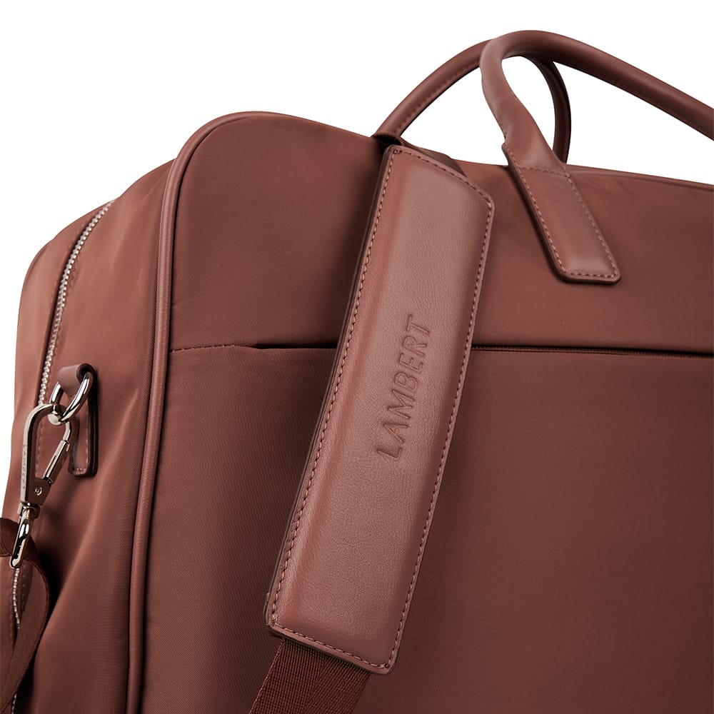 Le Oslo - Sac de voyage fourre-tout en nylon recyclé sienna