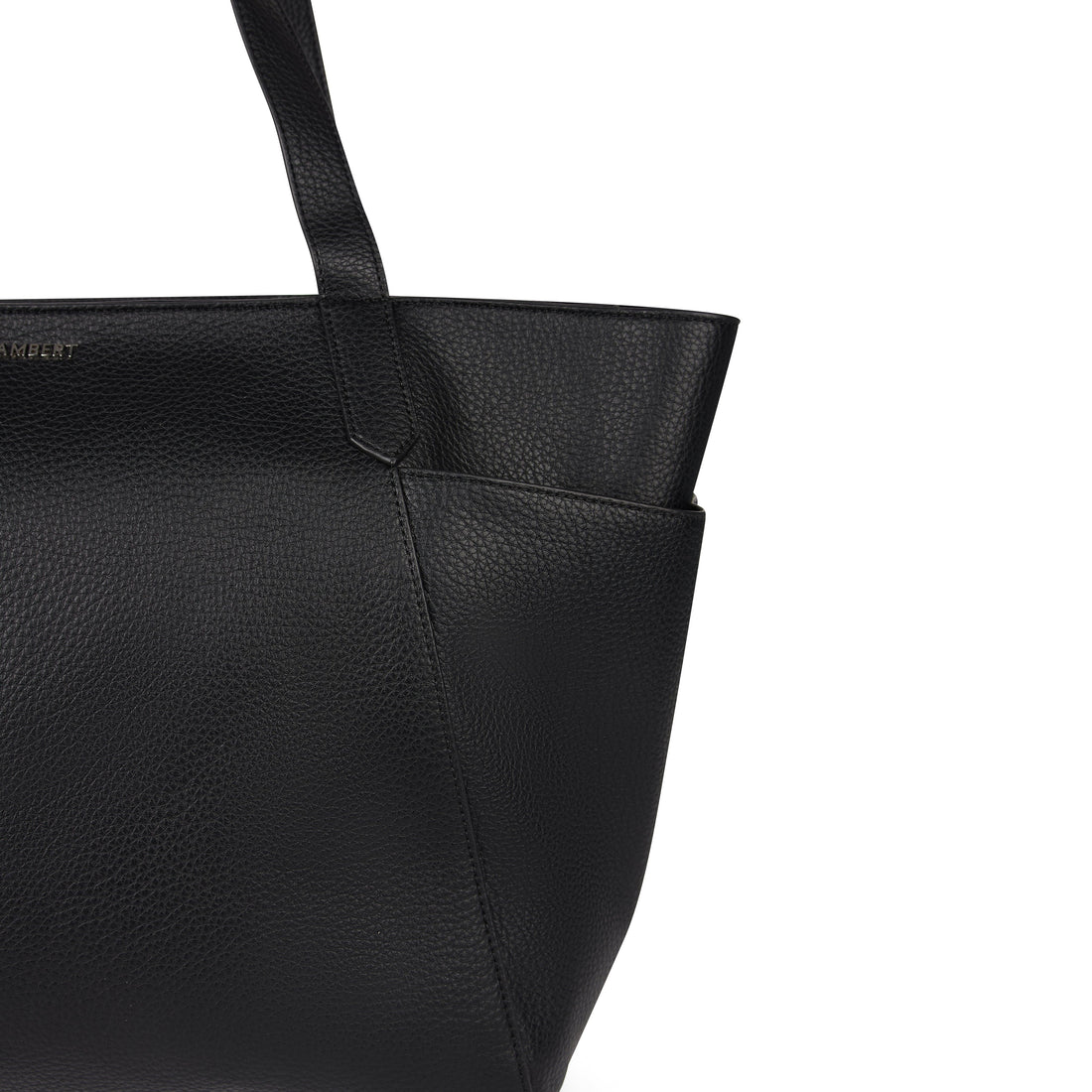 Le Paige – Grand sac fourre-tout en cuir vegan noir