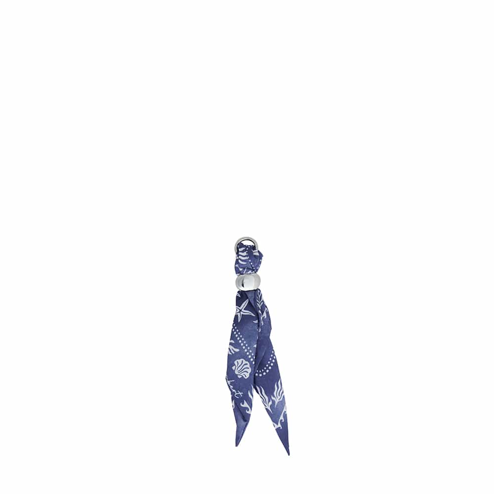 Le Paola – Porte-clés foulard marine