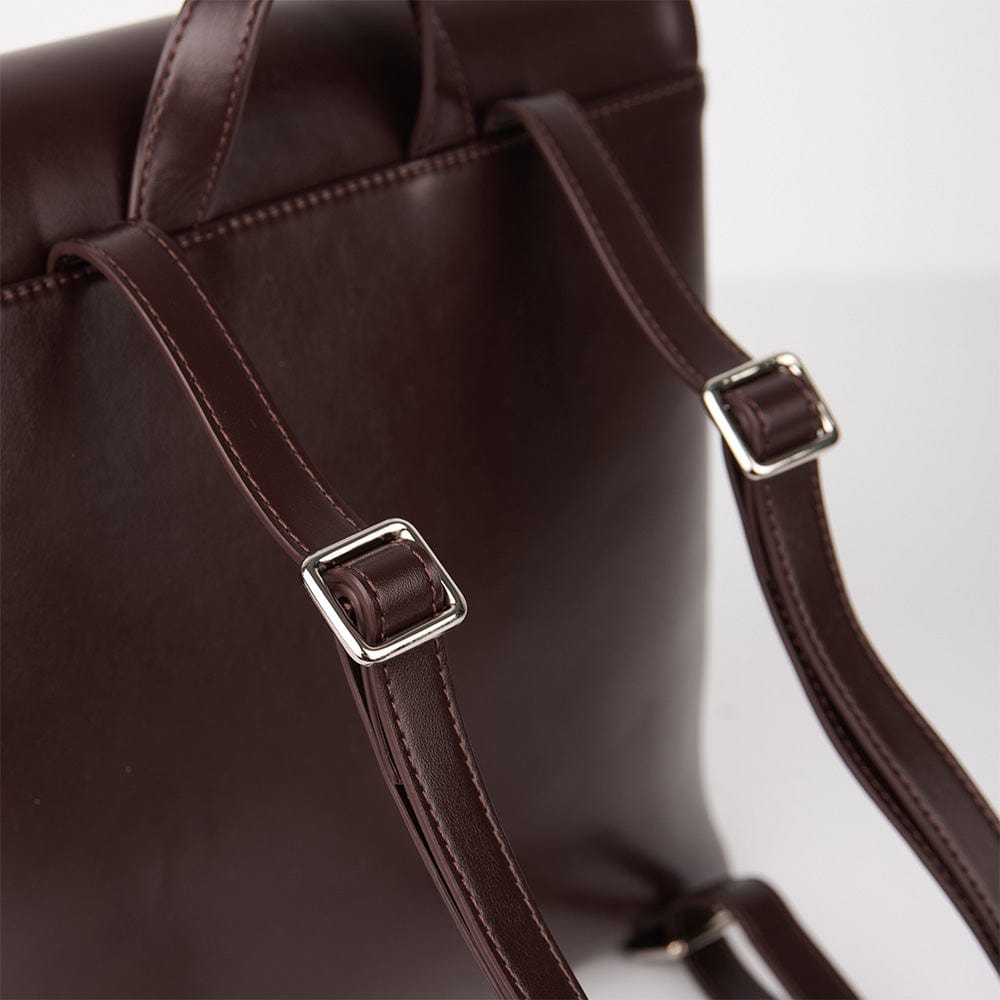 Le Polly - Sac à dos en cuir vegan bark